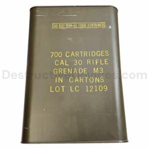 700ct Sealed Spam Can of M3 30-06 Rifle Grenade Blank Cartridge